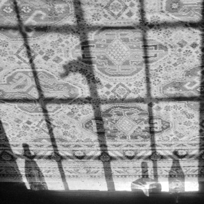 Bottles in a window